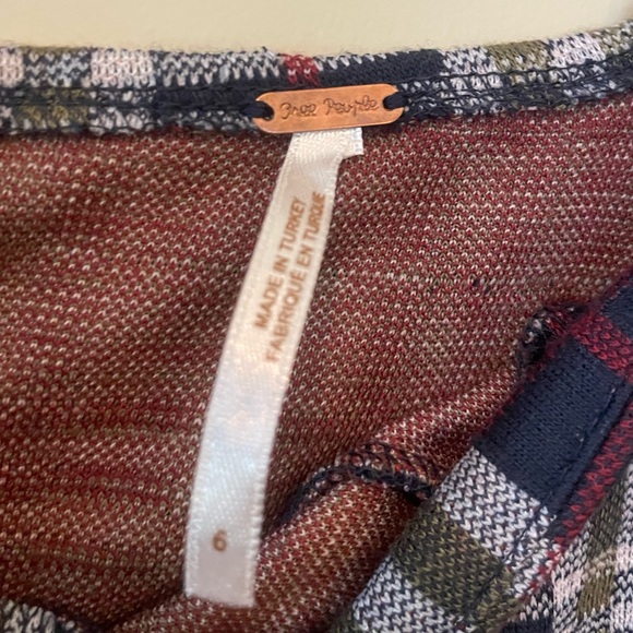 Free People "Modern Love" Long Sleeve Crop Top - Size 6 - Picture 7 of 7